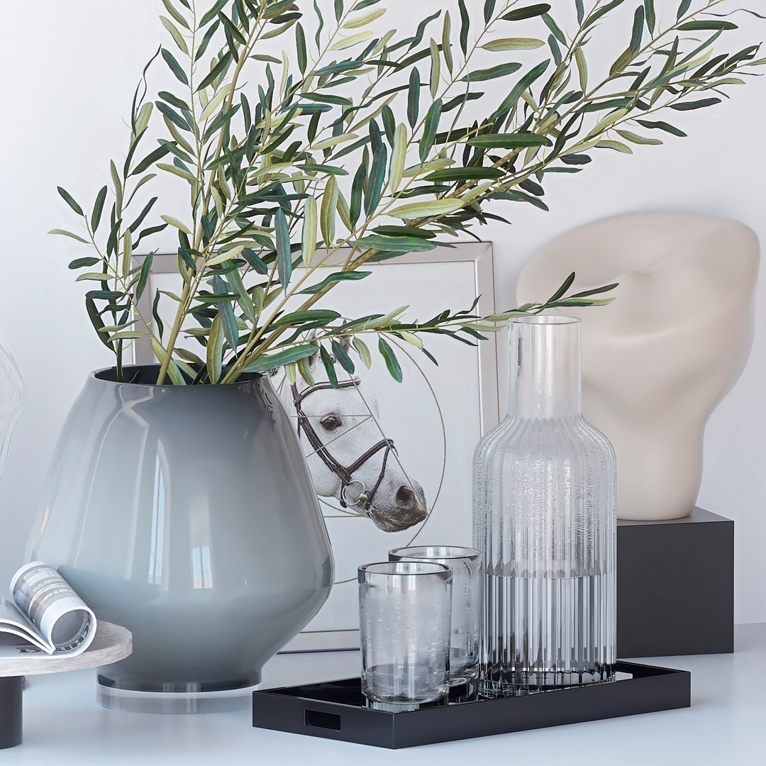 Decorative set model - TurboSquid 1859896