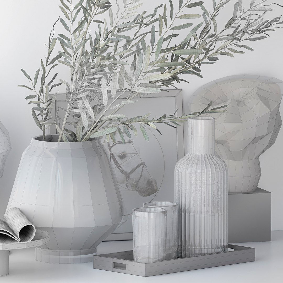 Decorative set model - TurboSquid 1859896