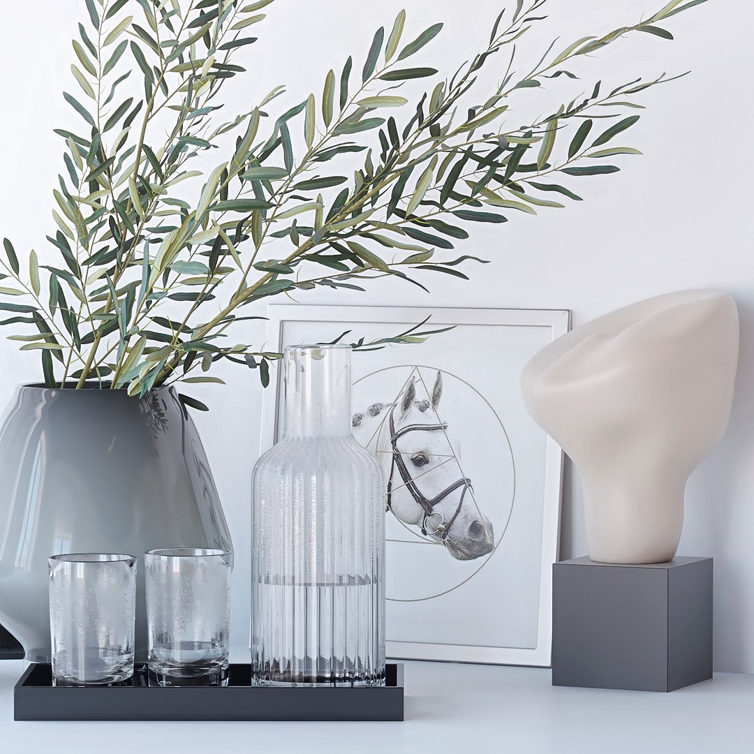 Decorative set model - TurboSquid 1859896