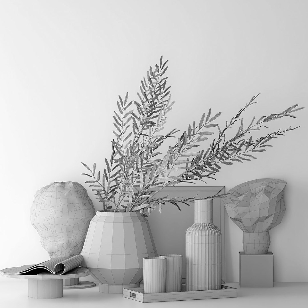Decorative set model - TurboSquid 1859896