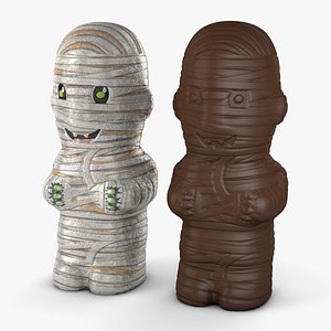 foil chocolate mummy 3D model