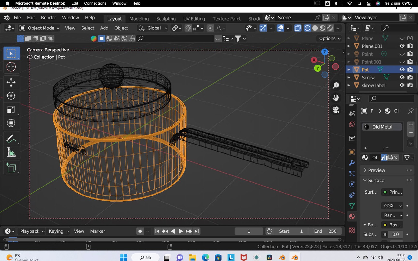 Cooking Pan 3D Model - TurboSquid 2078443