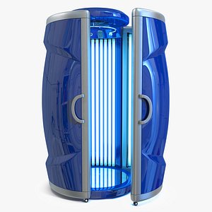 Tanning Bed Solarium Vertical Solarium Machine 3D Model