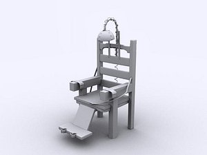 old electric chair 3d 3ds