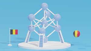 Atomium Building Brussels Belgium