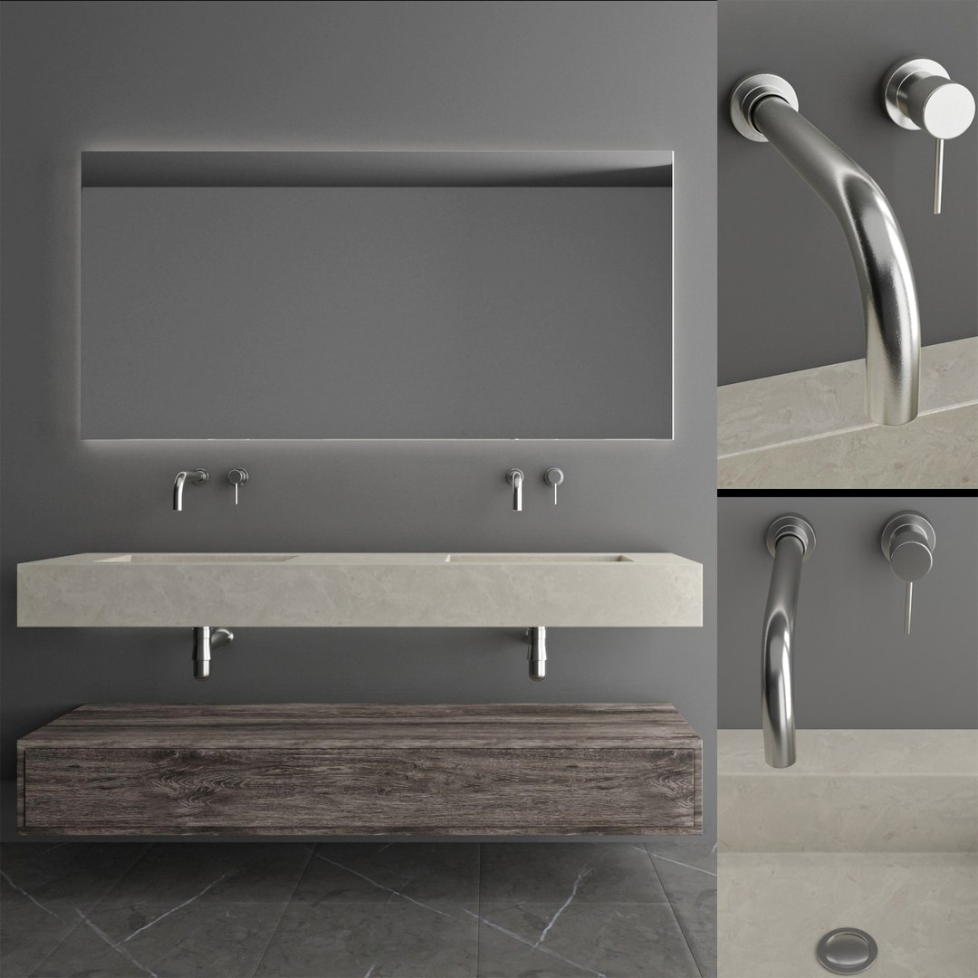 Bathroom Set 21 3D - TurboSquid 1784902