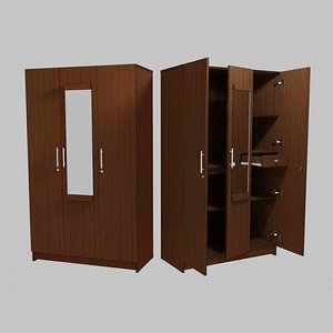 wardrobe real world door 3D