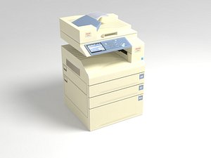 photocopier polys 3d model