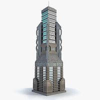 Sci fi Building N Tower Modern