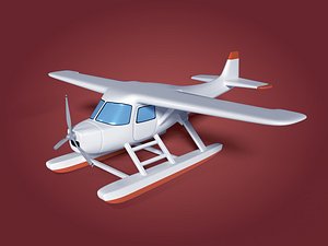 Cartoon Float Plane