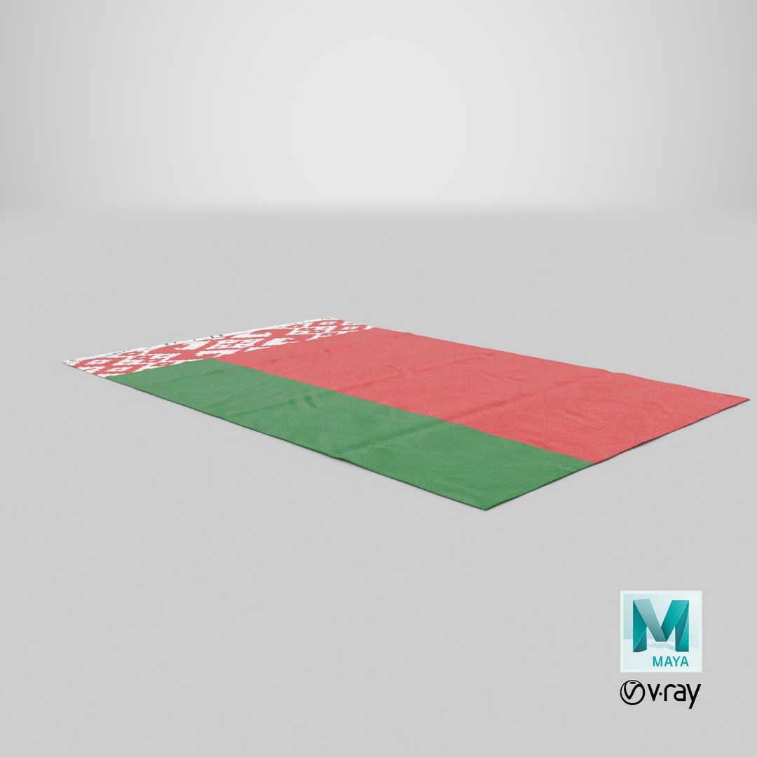 3D flag laying pose belarus model https://p.turbosquid.com/ts-thumb/bE/qeYws3/FhnIRWhy/stemcell_maya_vray_render/png/1592488369/1920x1080/fit_q87/0116150e8fde0167a94fa8781836324e713daac5/stemcell_maya_vray_render.jpg