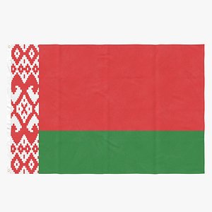 Flag Laying Pose Belarus
