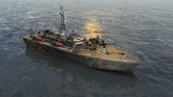 PT 328 미국 순찰 어뢰 보트 3D 모델 - TurboSquid 1459334