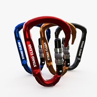 Survival Camping Carabiner Mosqueton game ready PBR