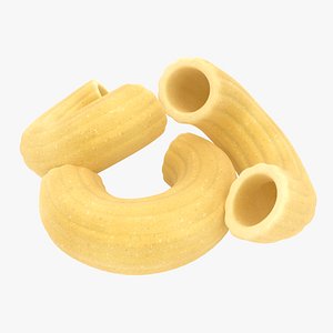 realistic dry elbow macaroni model