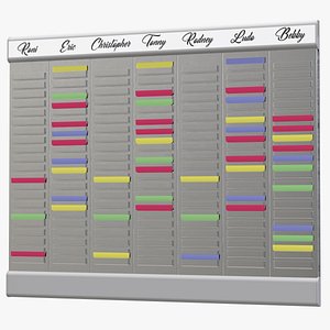 Wall-mounted Weekly Planner