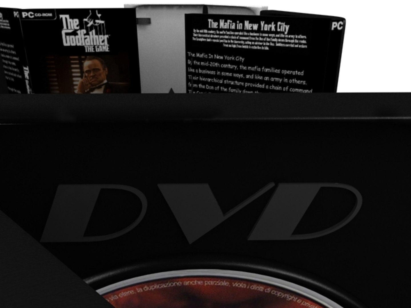 3d Model Animatable Dvd Box Cd