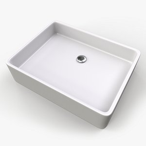 Ceramic Washbasin 3D