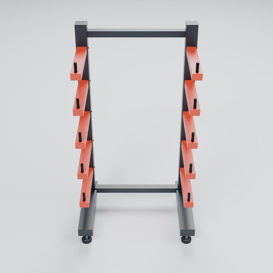Cantilever Material Storage Rack 960x670mm Configuration 03 3D Model ...