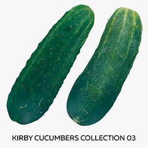 Kirby Cucumbers Collection 03 - 2 models RAW Scans 3D model