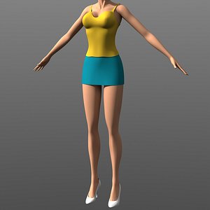 Clothing - Miniskirt & Singlet
