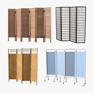 Folding Screens Collection 2 3D