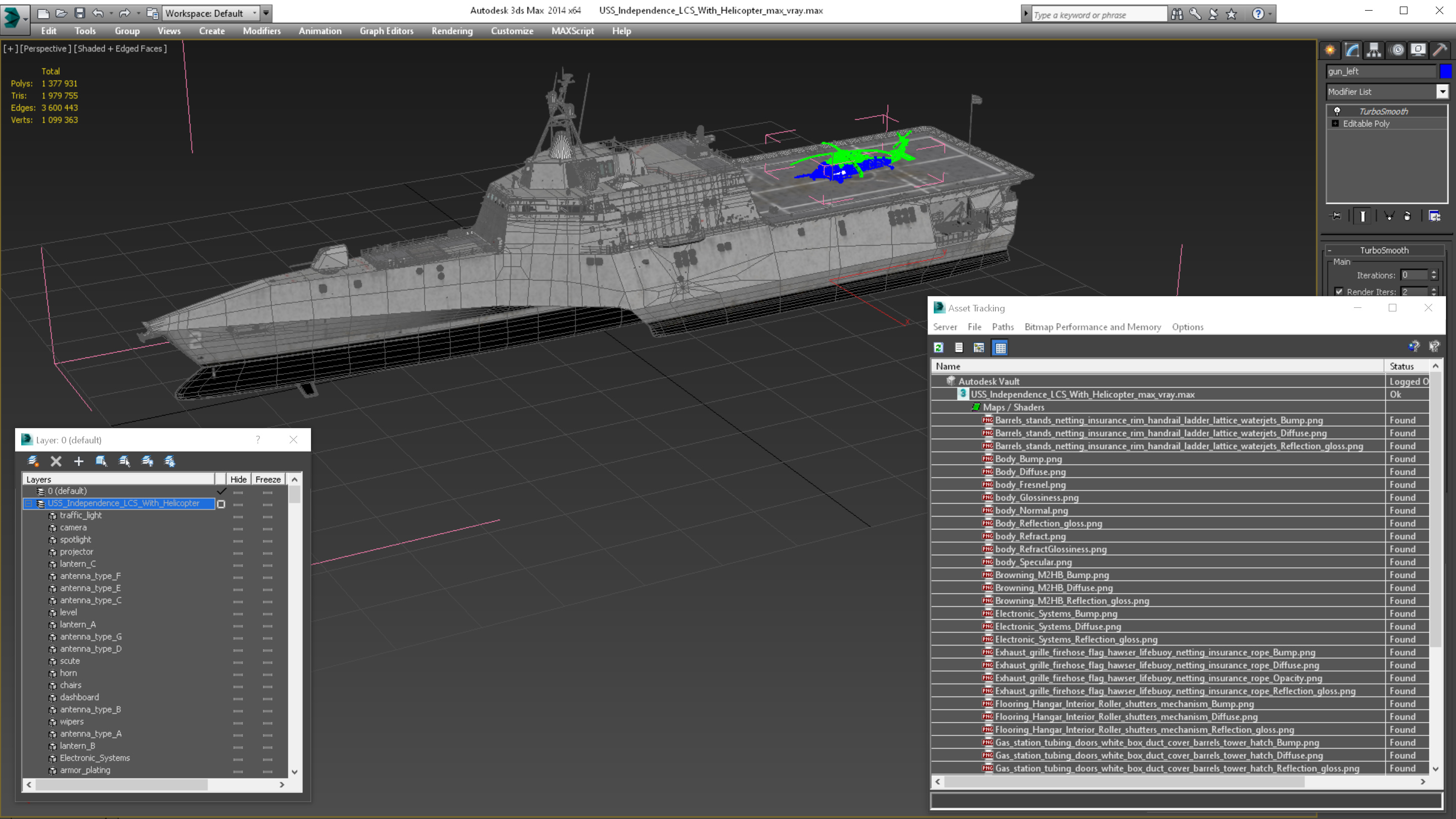 USS Independence LCS With Helicopter 3D 모델 - TurboSquid 1876001