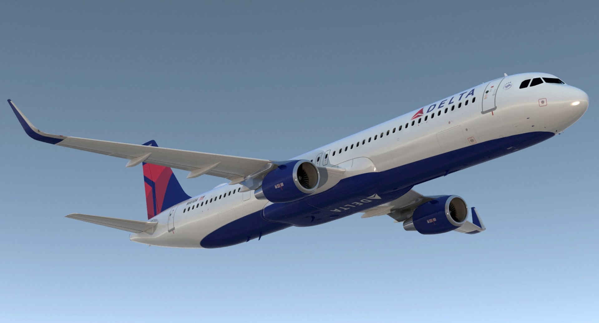 Airbus a321 neo delta model - TurboSquid 1436549