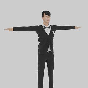 Groom Bridegroom 3D model