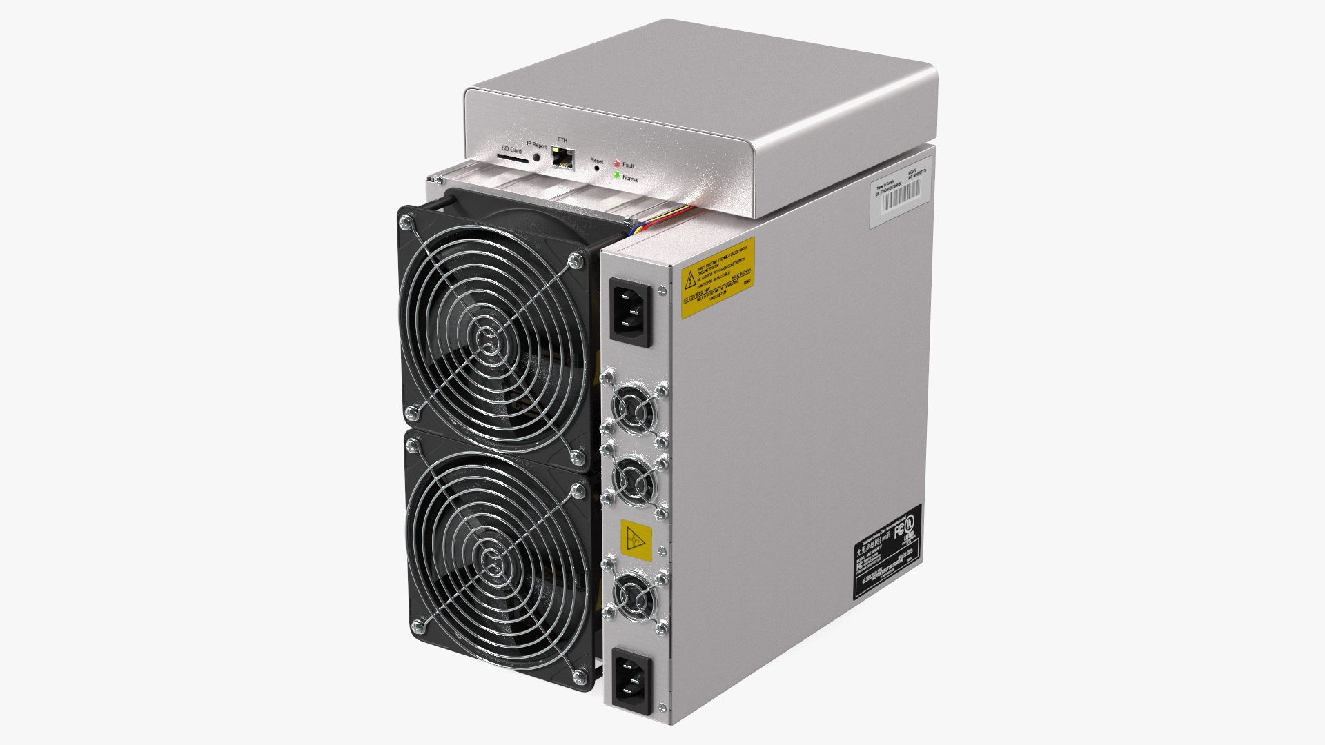 ASIC Bitmain AntMiner T17e 3D Model TurboSquid 1914500