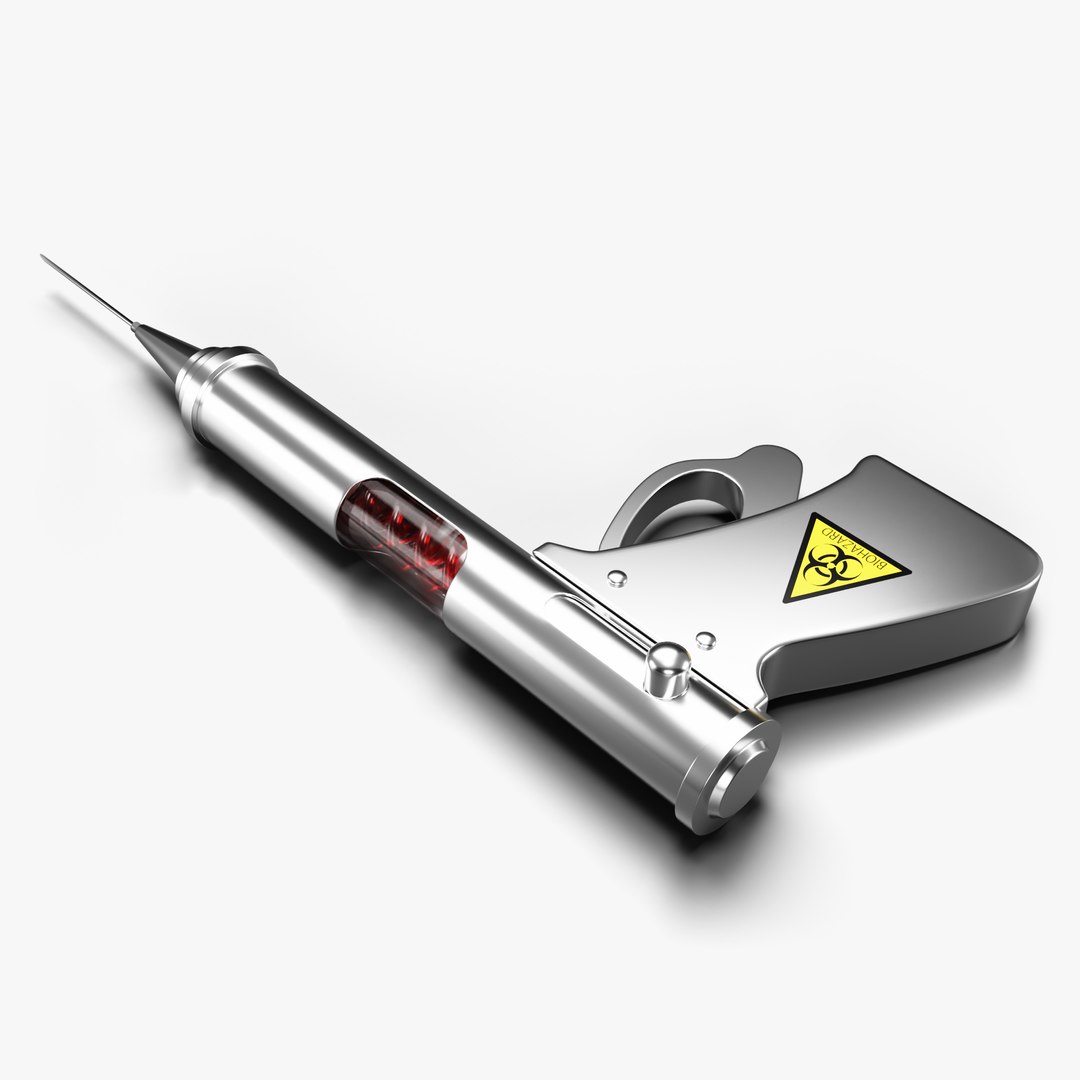 Syringe Gun model - TurboSquid 2022482