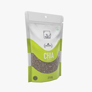 3D A pack of Chia Seeds model