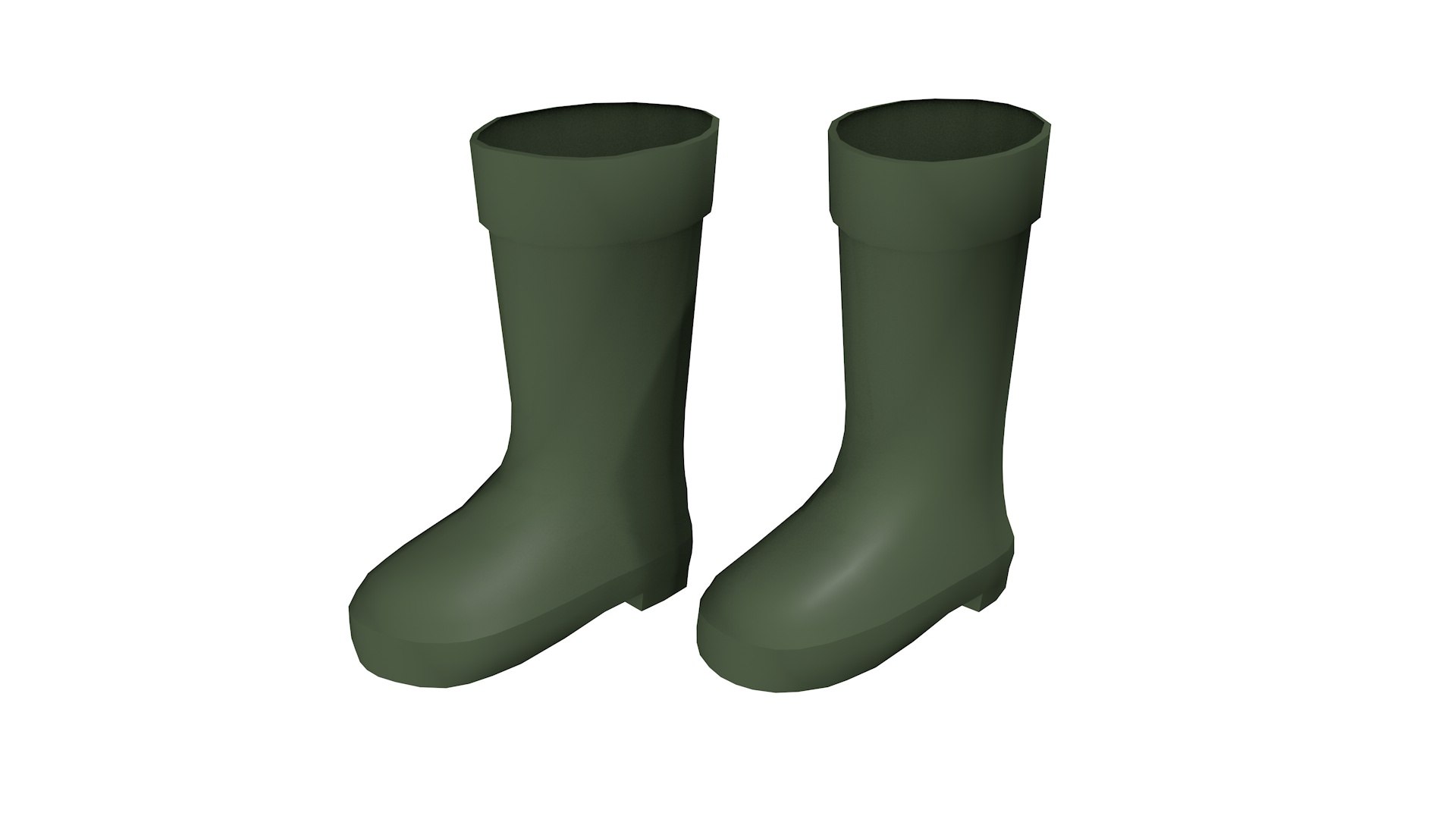 3D Boots Low Poly - TurboSquid 1764105