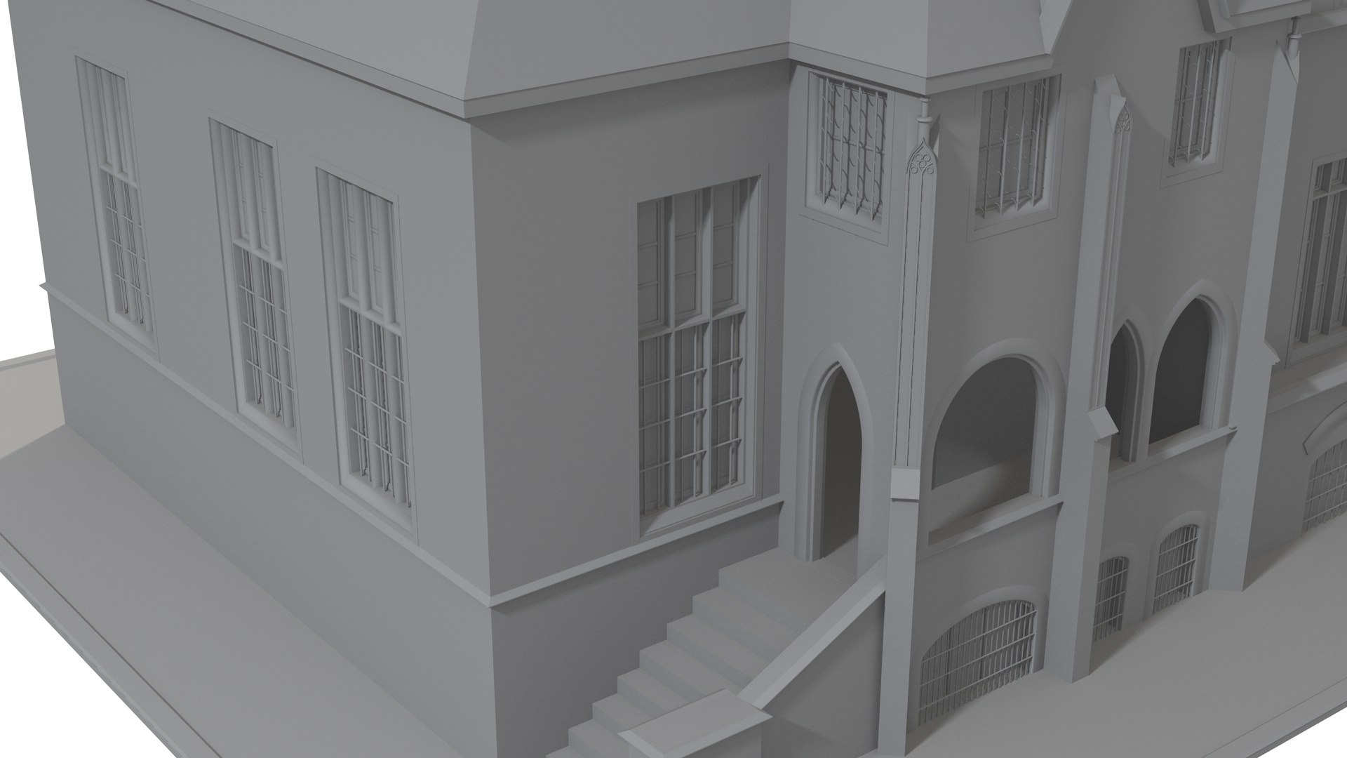 3D Old European House - TurboSquid 1869859
