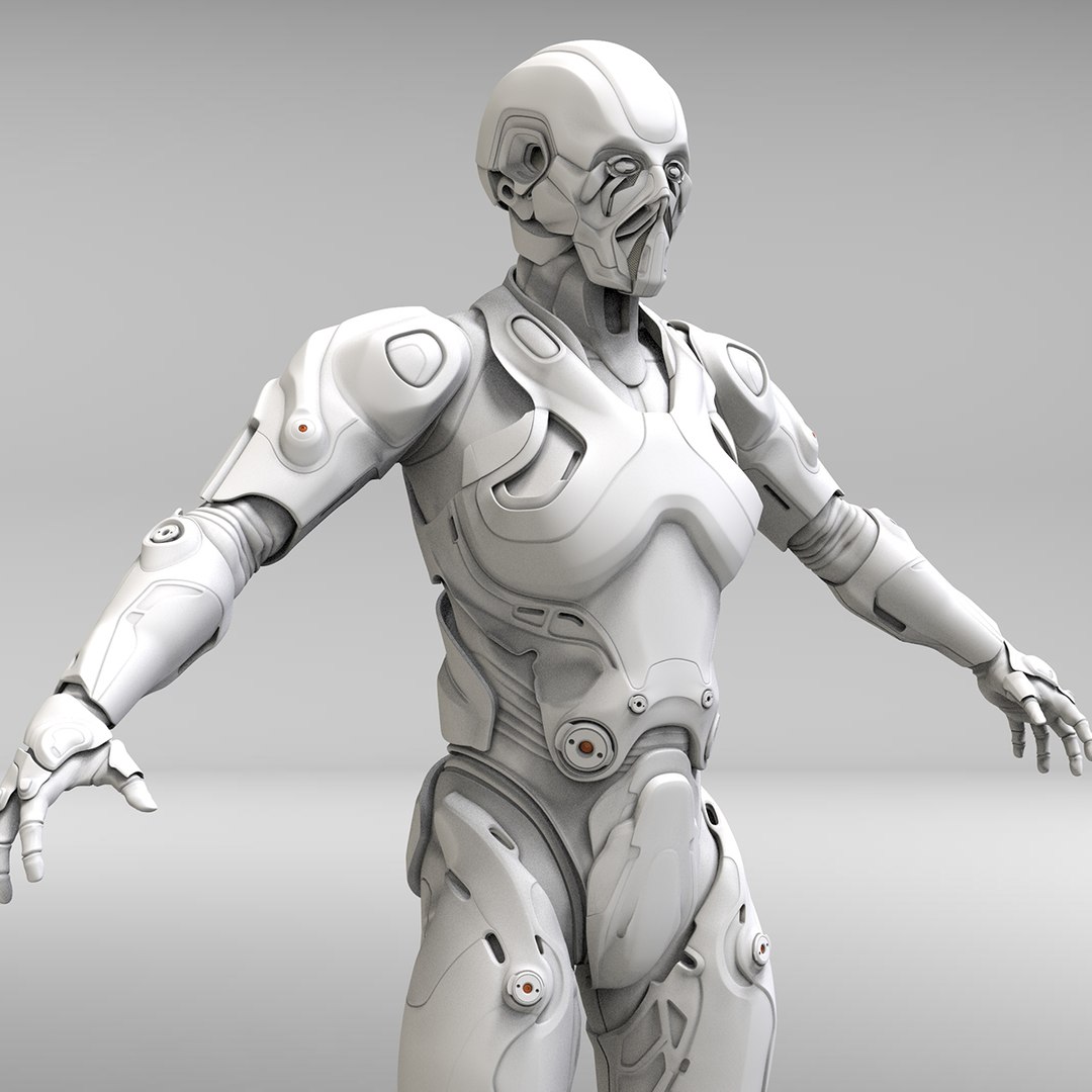 3D Cyborg Sci-fi Character Model - TurboSquid 1218636