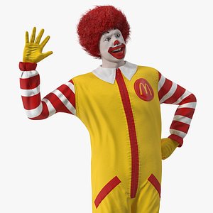Ronald McDonald Waving Pose Fur