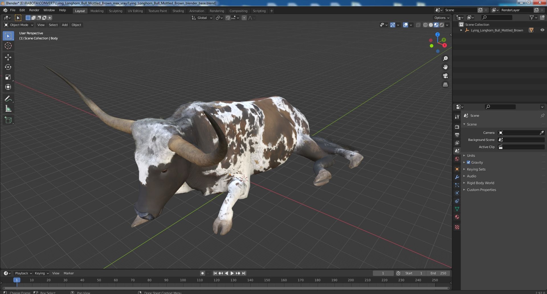 Lying Longhorn Bull Mottled Brown 3D model https://p.turbosquid.com/ts-thumb/bF/Z1Q2y0/Cz/lyinglonghornbullmottledbrown3dsmodel023/jpg/1706175560/1920x1080/fit_q87/994f13dc71fd78deed813894cccbee865b7e5e24/lyinglonghornbullmottledbrown3dsmodel023.jpg