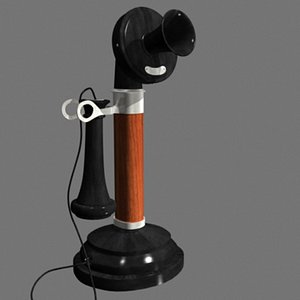 3d 1900 telephone model