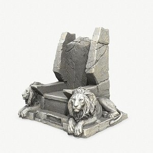 Lion Throne 3D