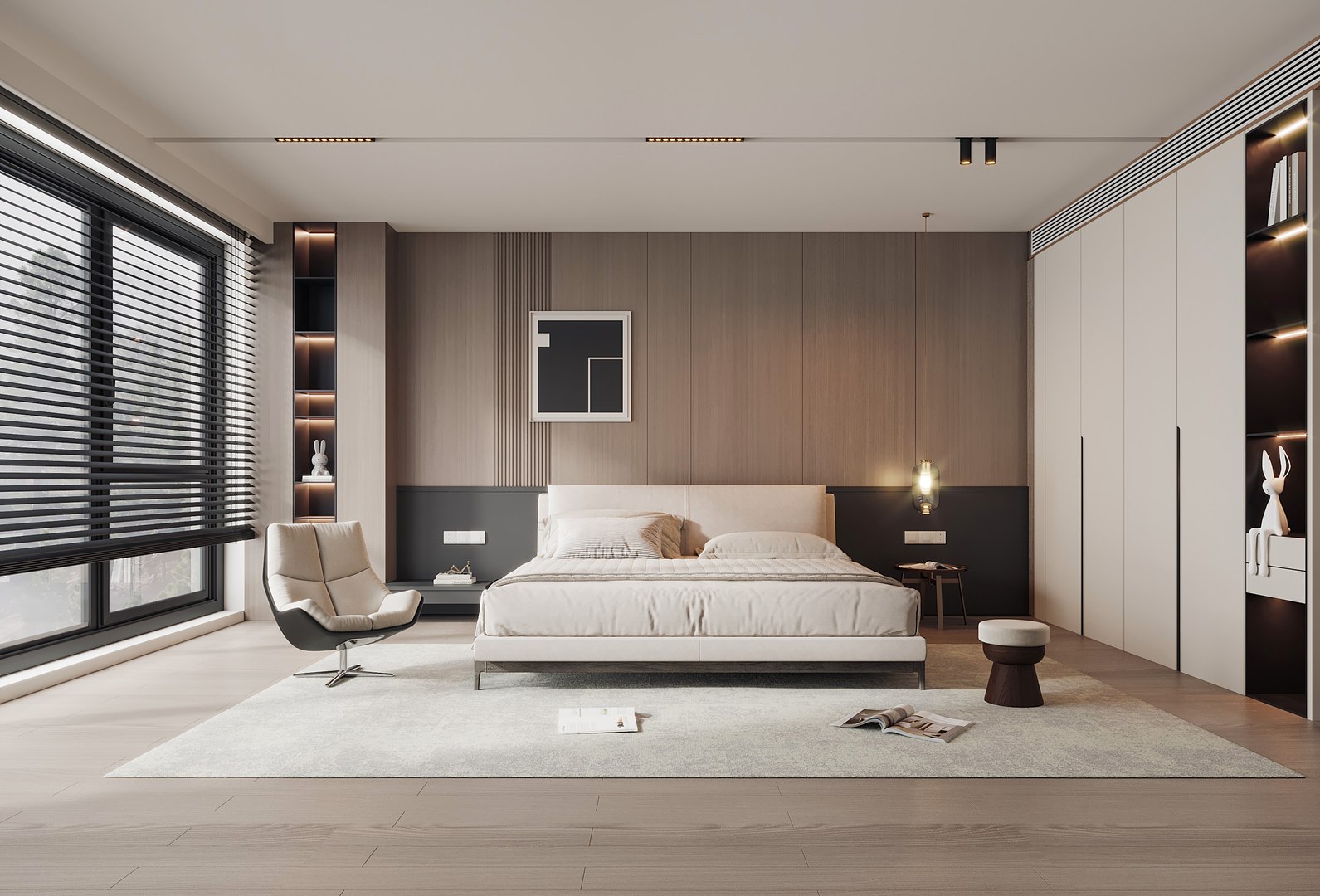 Modern Bedroom 3D - TurboSquid 2233535