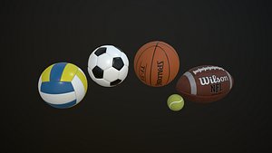 3D soccer football model