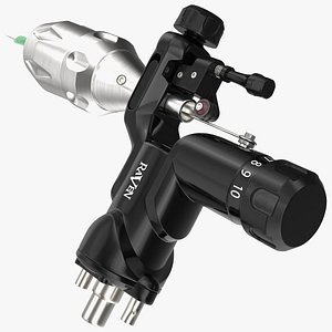 3D dragonhawk raven rotary tattoo machine