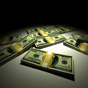 money 10 000 value 3d 3ds