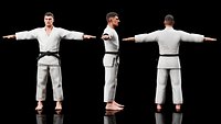 Judo Karate Player - Rigged