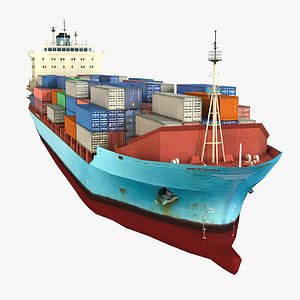 container ship blue max