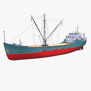 supply vessel ship pbr model