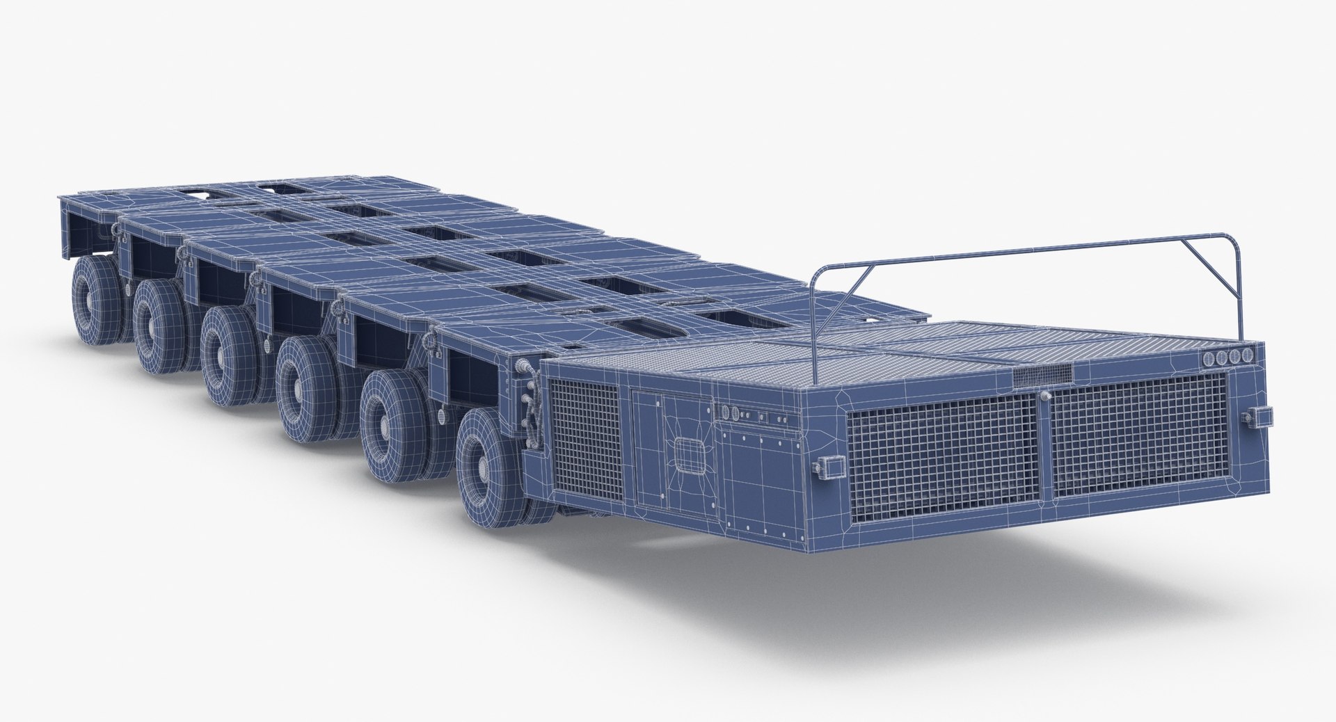 3D 6 axle lines modular - TurboSquid 1652235
