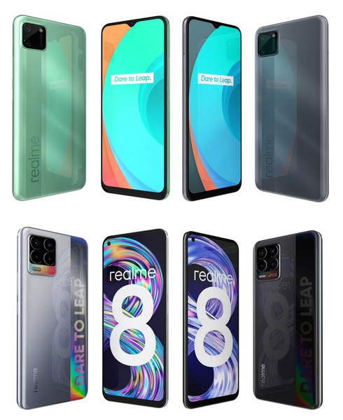 3D Realme 8 And C11