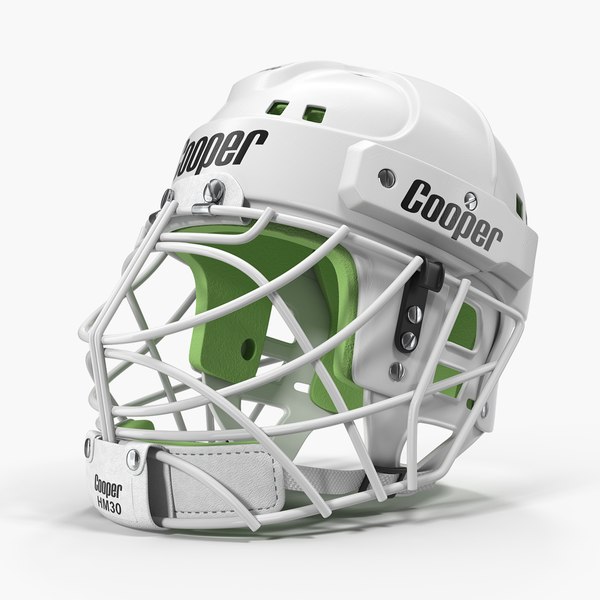 hockey helmet face mask 3D model