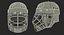 Hockey Helmet Face Mask 3D Model